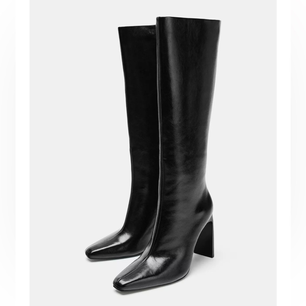 POINTED TOE HEEL BOOTS